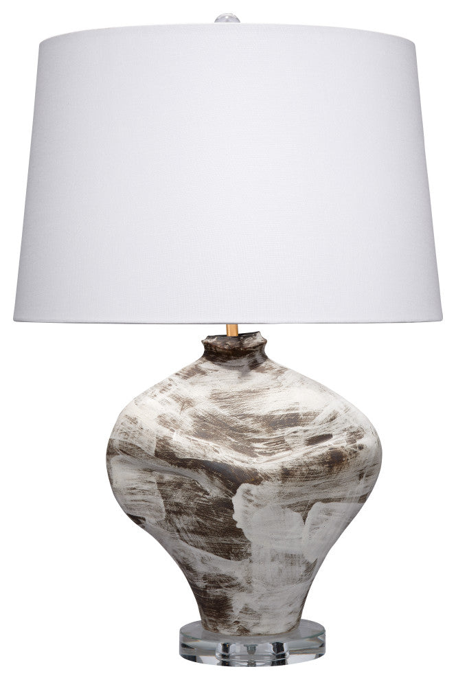 Maurice Ceramic Table Lamp With Linen Shade
