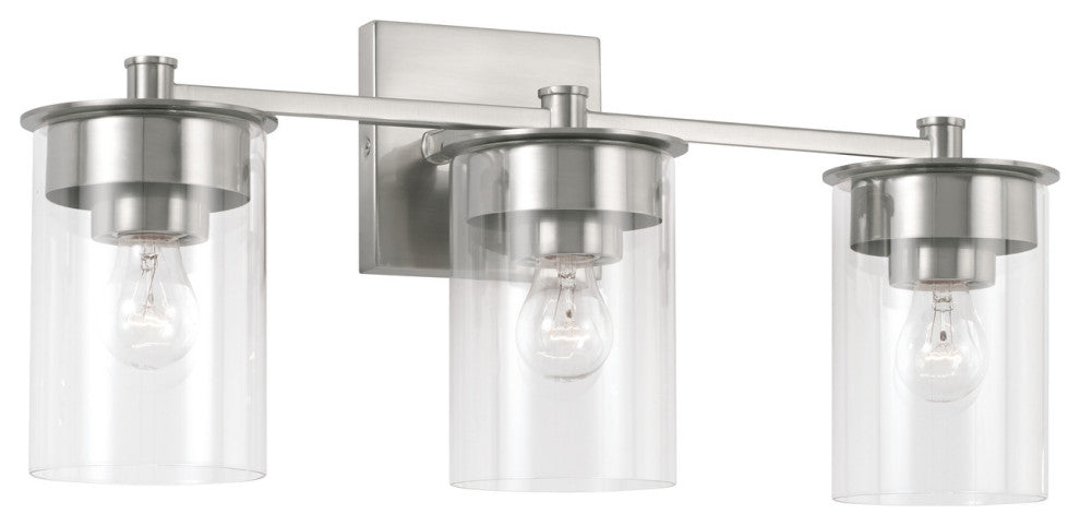 Capital Lighting, 146831BN-532, 21"Wx9"H 3-Light Vanity