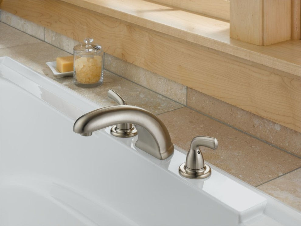 Delta Foundations Roman Tub Trim, Stainless, BT2710-SS