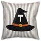 Halloween Monogram Hat T 18x18 Spun Poly Pillow