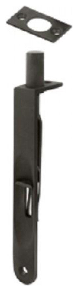 Nuk3y 6" Flush Bolt Round Corner, Oiled Rubbed Bronze