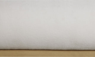 Vaughn Bed, Cream, Twin, Chenille Fabric, Natural Finish