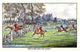 Horseman Jumps the Fence to Follow the Hounds- Paper Poster 20" x 30"
