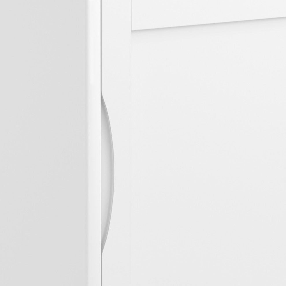 Close-up of edge or panel on white background.
