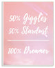 The Kids Room Pink Atmosphere Giggles Stardust Dreamer Space Wall Art, 10"x15"