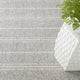 Dash & Albert Melange Stripe Grey/Ivory Handwoven Indoor/Outdoor Rug, 8' x 10'
