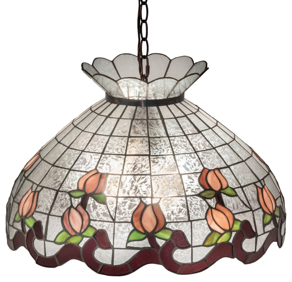 20 Wide Roseborder Pendant