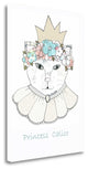 "Princess Calico" By Sarah Ogren, Giclee Print on Gallery Wrap Canvas