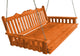 Cedar Royal English Swingbed, Redwood Stain, 5 Foot