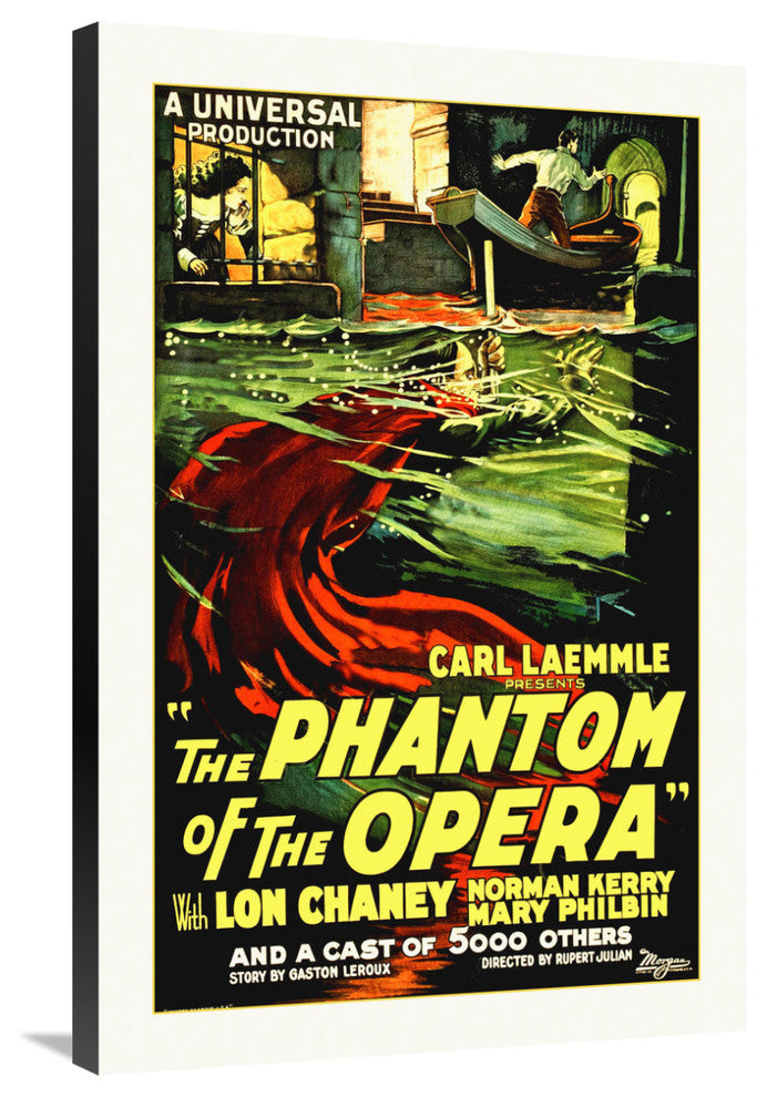 "Phantom of The Opera - 1922" Canvas by Hollywood Photo Archive, 24x36"