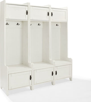 Fremont 3-Piece Entryway Kit, 3 Towers, White