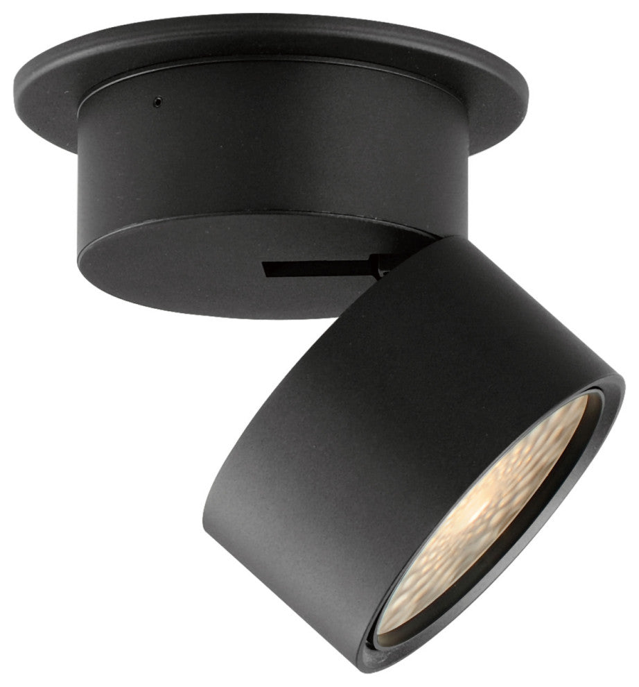 Maxim 86242 Swinger 6"W LED Semi-Flush Ceiling Fixture - 3000K - Black