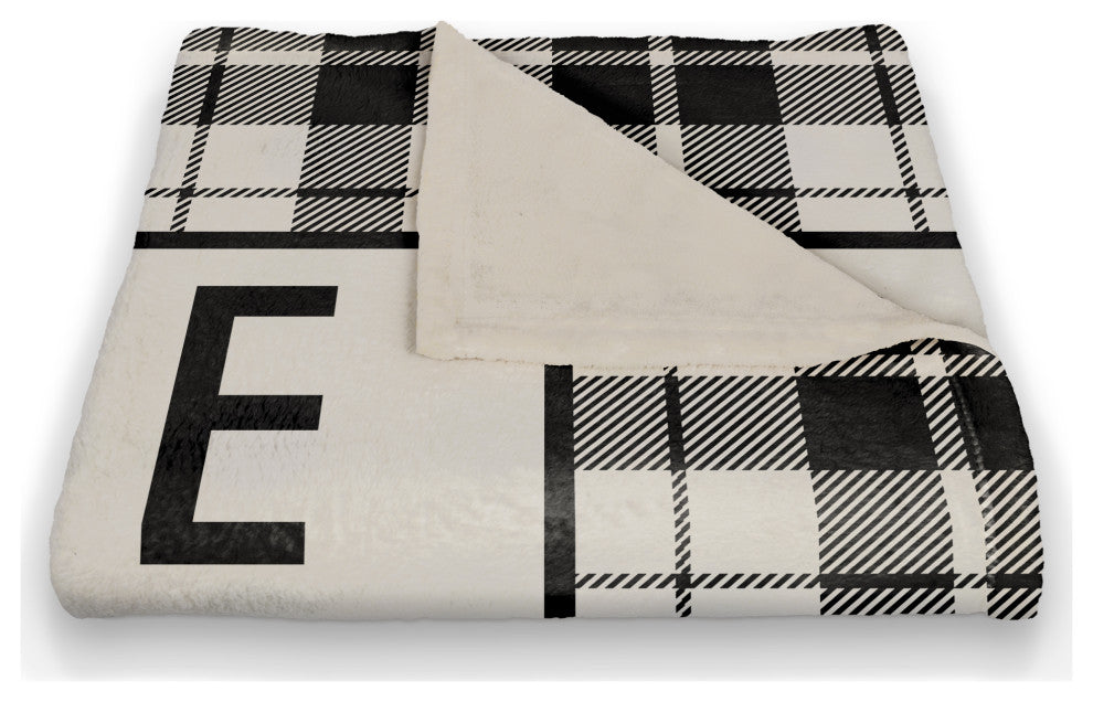 Buffalo Check Coffee Pray Then Snuggle All Day 50x60 Coral Fleece Blanket