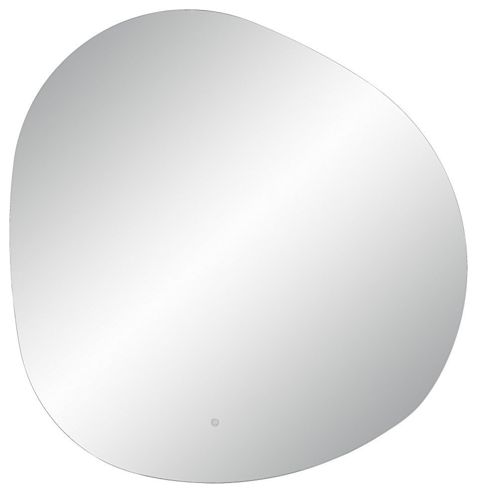 Terni 45" Tall Irregular LED Mirror, Clear