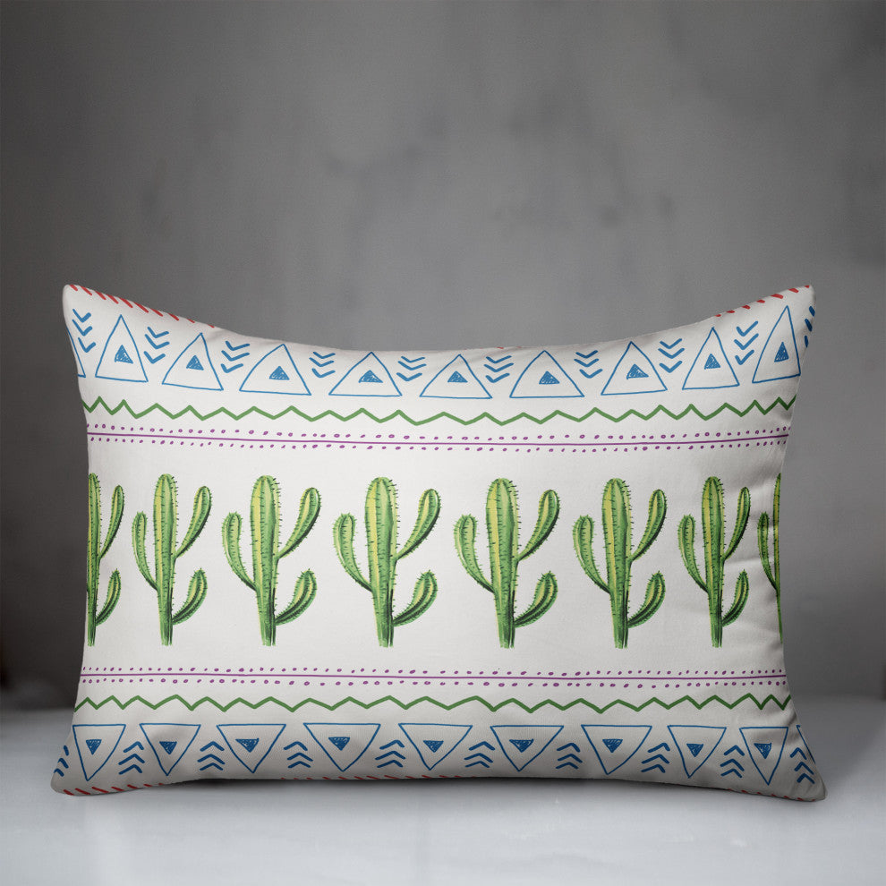 Aztec Cactus 14x20 Spun Poly Pillow