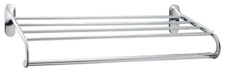 MODONA's 24" Commercial Towel Rack -, Polished Chrome