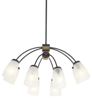 Quorum International 6077-8 Wallinger 8 Light 32"W Chandelier - Aged Brass