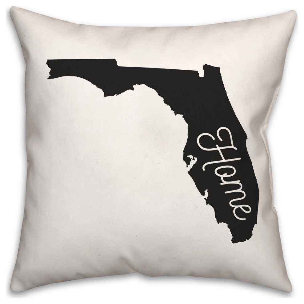 Florida Home 18x18 Spun Poly Pillow