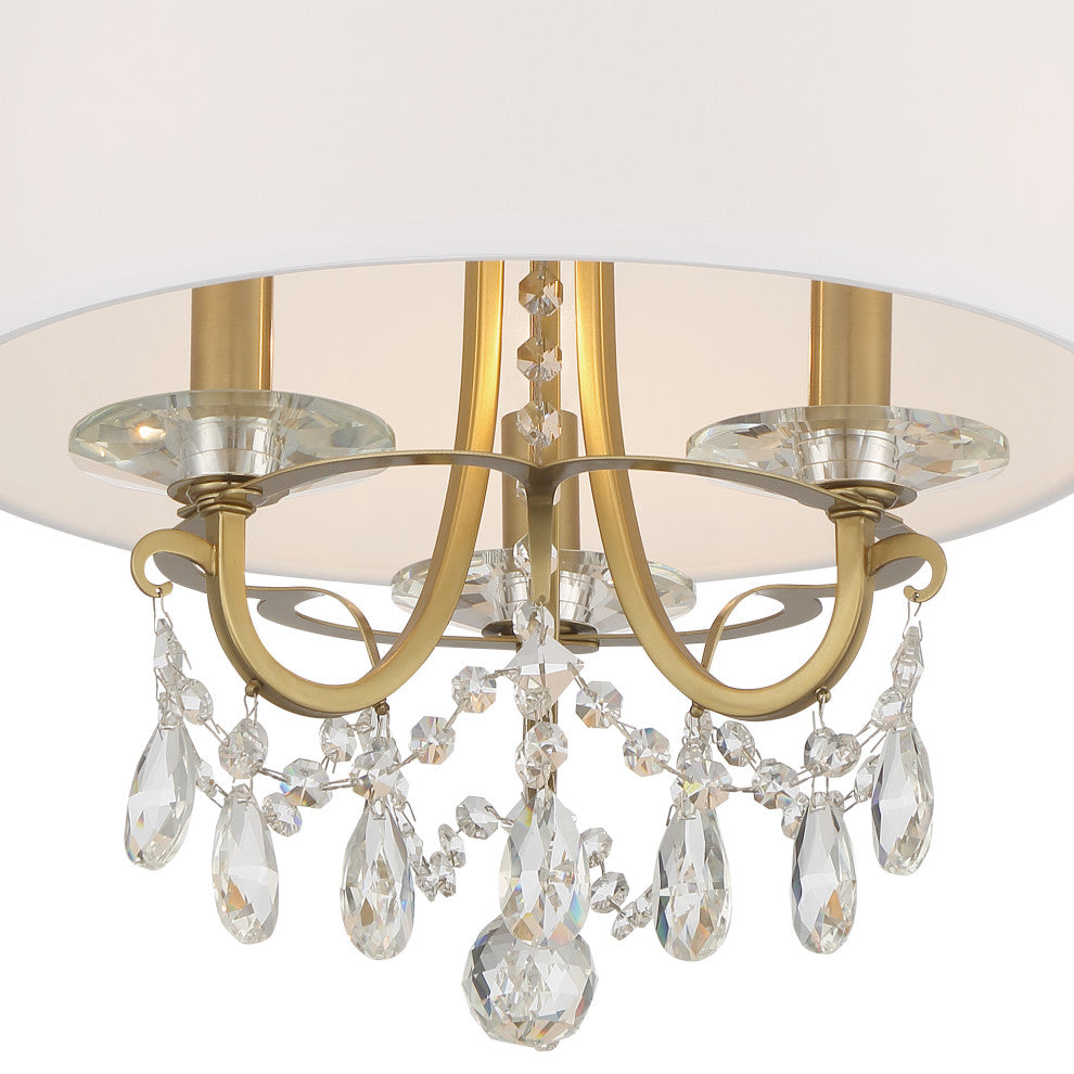 Othello 3 Light Vibrant Gold Ceiling Mount