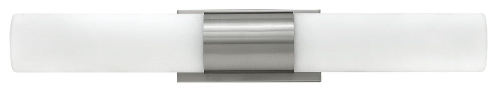 Portia Bath 2-Light, Brushed Nickel With Etched Opal Glass