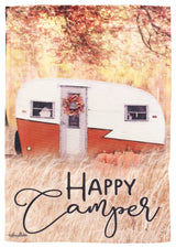 Fall Happy Camper Flag, Polyester, Garden