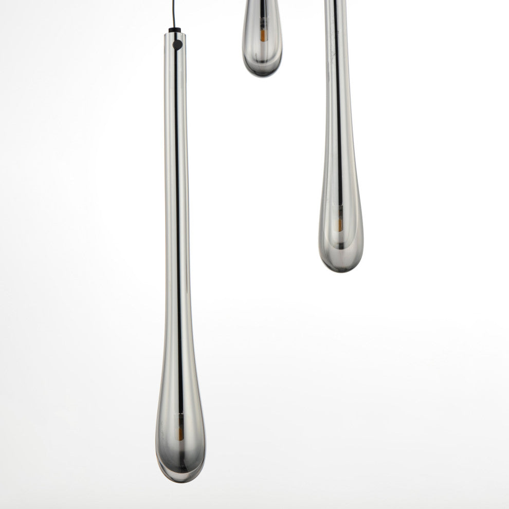 ET2 E24213-138 Stillo 3 Light 10"W LED Suspension Multi Light - Black