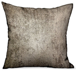 Plutus Harbor Sky Brown Solid Luxury Outdoor/Indoor Throw Pillow, 18"x18"