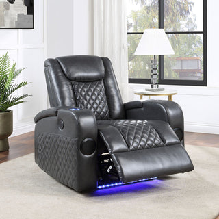 Alair Power Motion Recliner W/Bluetooth, Wireless Charger & Cupholder