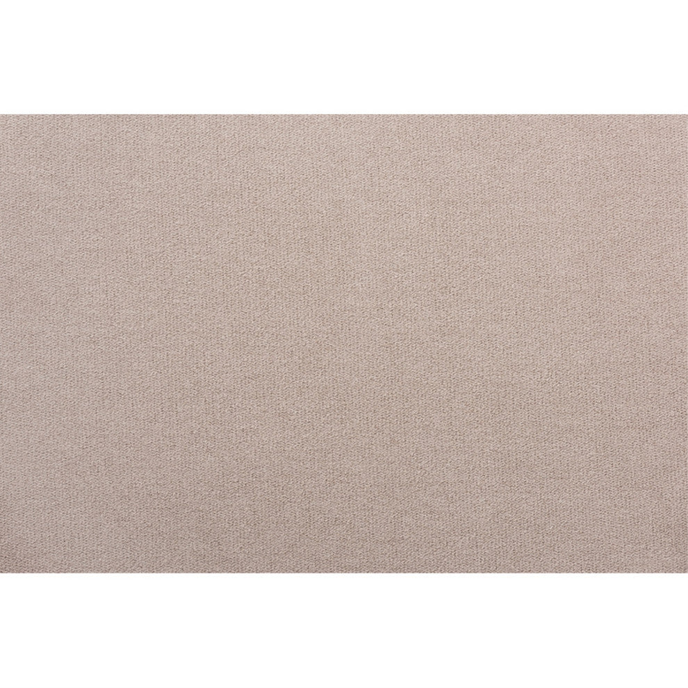 Alston Modern Beige Fabric and Walnut Brown Finished Wood 2-Piece Chair Set