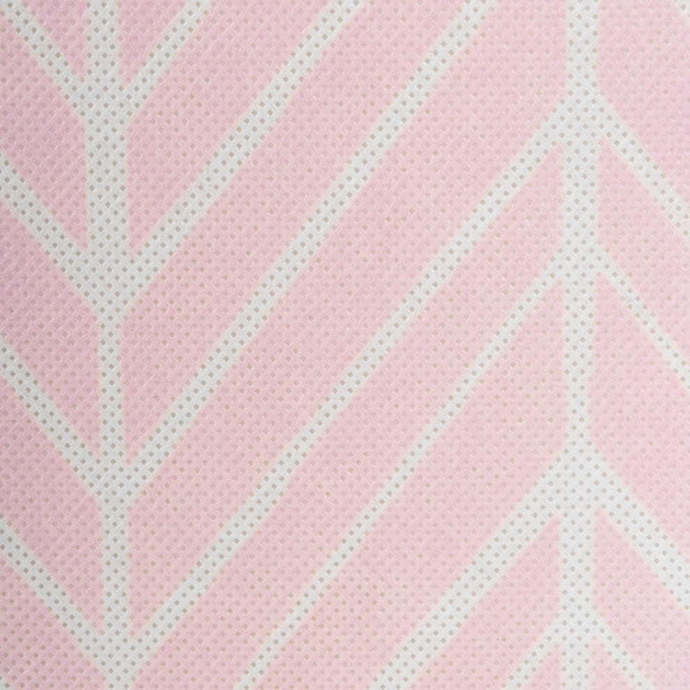 Nonwoven Polyester Cube Herringbone Mauve Square 11"x11"x11", Set Of 2