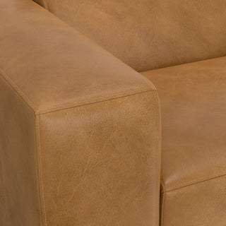 Rex 2-Seater Modular Sofa in Genuine Leather