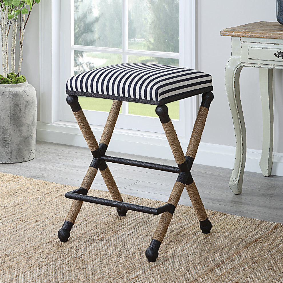 Uttermost 23711 Braddock Backless Counter Stool