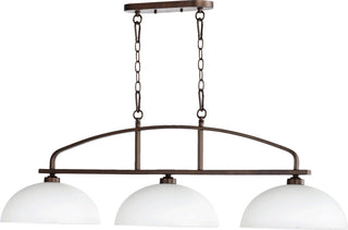 6660-3-86 Reyes Transitional Light Island-Light, Oiled Bronze
