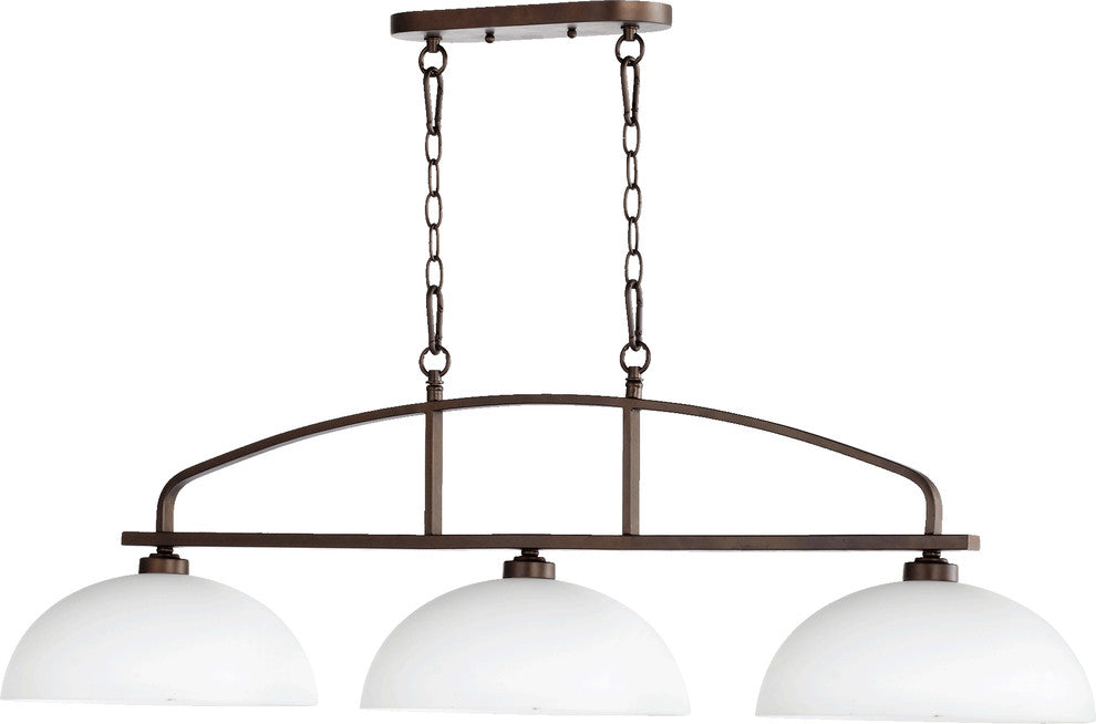 6660-3-86 Reyes Transitional Light Island-Light, Oiled Bronze