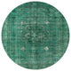 Ahgly Company Indoor Round Mid-Century Modern Area Rugs, 4' Round