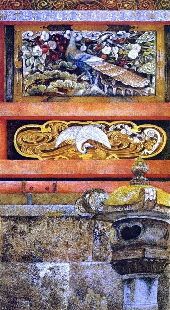 Henry Roderick Newman Wall Enclosing The Mausoleum Of Ieyasu Wall Deca