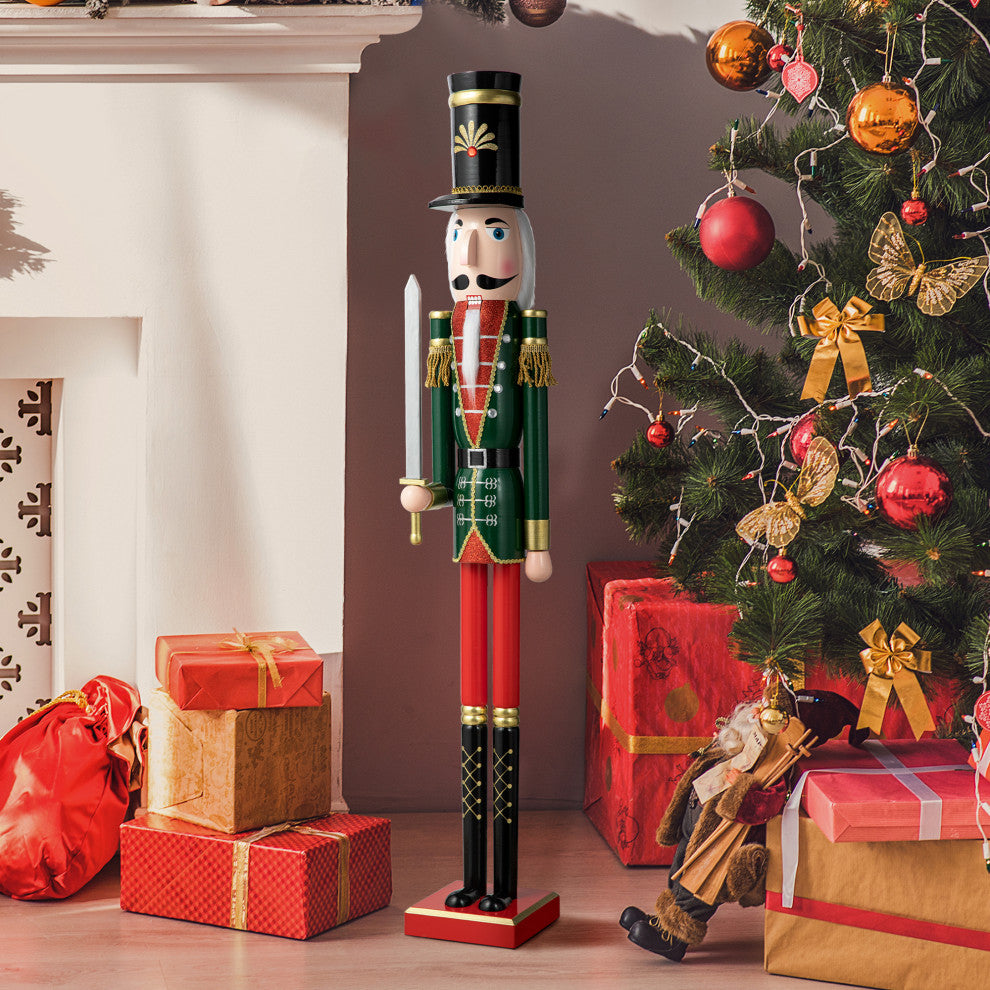 42"H Wooden Christmas Soldier Nutcracker