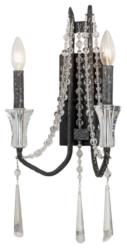 Varaluz-270W02OX-Two Light Wall Sconce Onyx