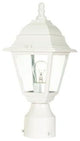 Nuvo Briton 1-Light Incandescent Outdoor Light Fixture, White