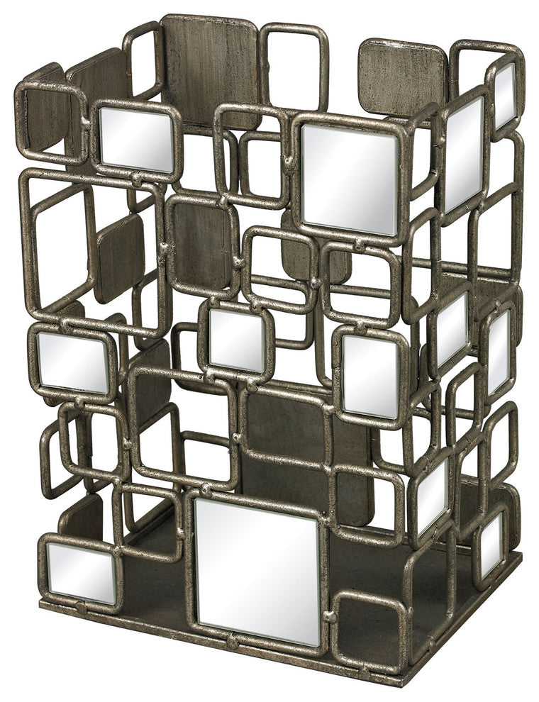Sterling 114-39 Alvis-Metal and Antique Mirror Vase