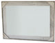 Rustic Mirror, Cornerblock Barnwood Style, 30"x42"