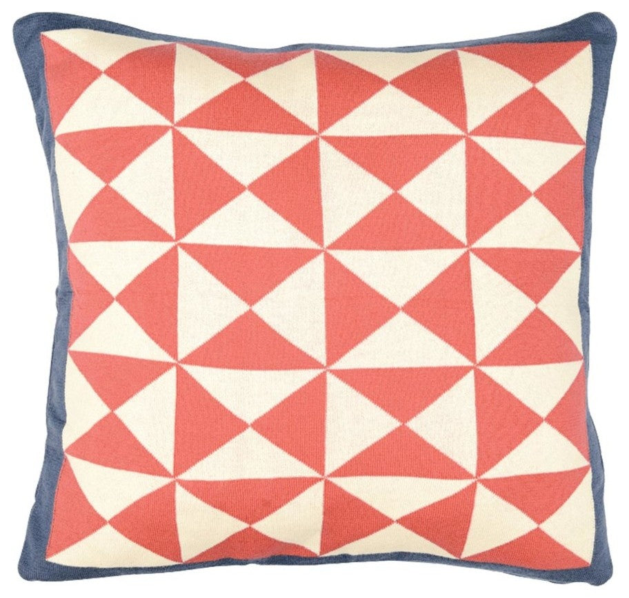 Windfarm Cushion, Pink and Blue