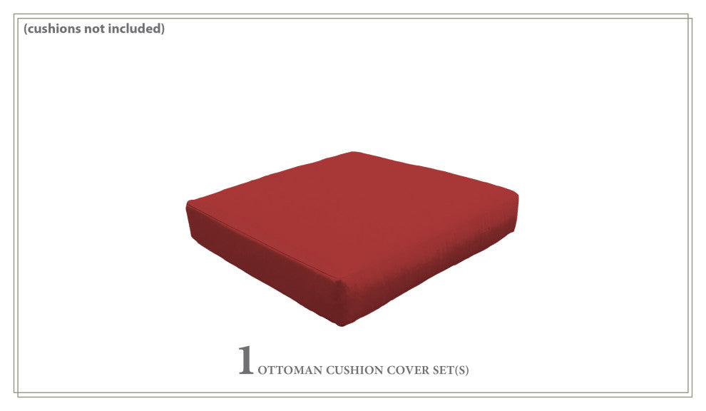 Cover for Ottoman Cushions 6 inches thick