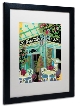 Natasha Wescoat 'Le Petit Zinc' Art, Black Frame, White Mat, 16x20