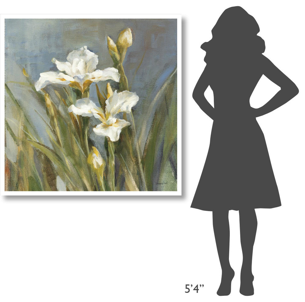 "Spring Iris II" Digital Paper Print by Danhui Nai, 42"x42"