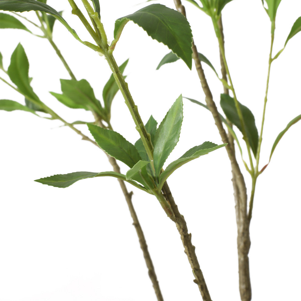 Purling Artificial Pieris Tree, Green, 39.4 Wx39.4 Dx82.7 H