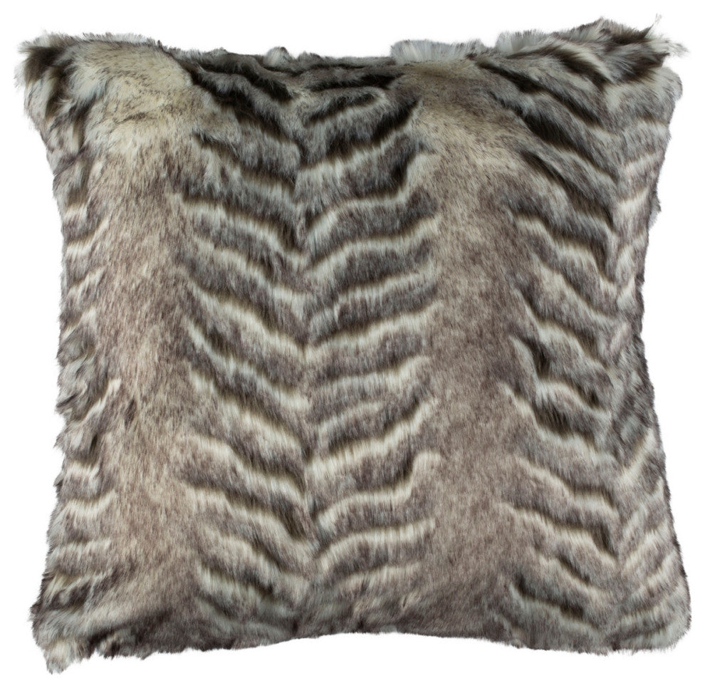 Safavieh Adalet Faux Fur Pillow Multi 20" X 20"