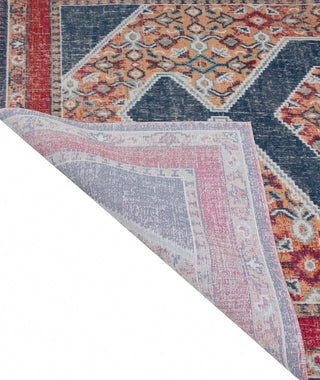 Noori Rug Low-Pile Sylvester Blue/Orange Rug