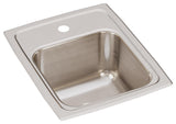 LR13161 Lustertone Classic Stainless Steel 13" x 16" Drop-in Sink, 1 Hole