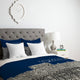 Deny Designs Bird Ave University Of Michigan Navy Duvet Cover - Lightweight
